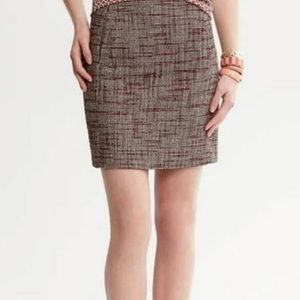 Banana Republic Tweed Mini Skirt